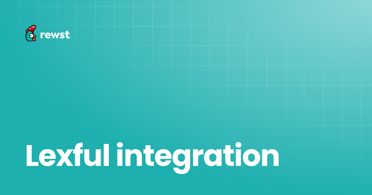 Lexful integration | Rewst Documentation