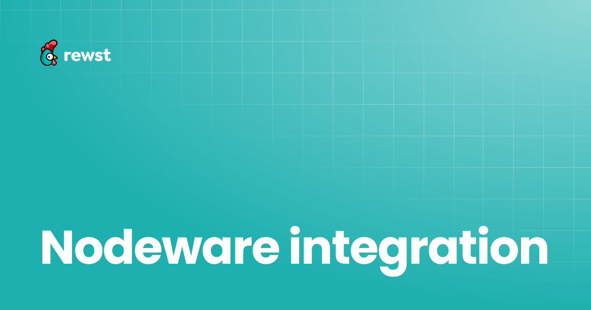 Nodeware integration | Rewst Documentation