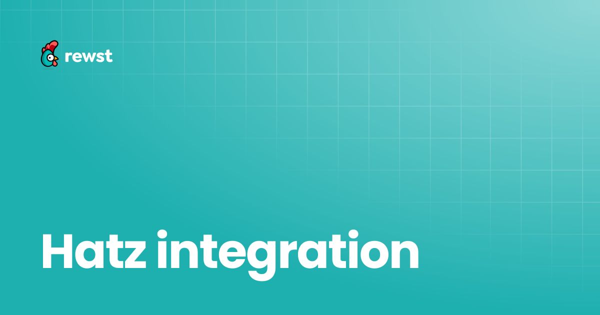 Hatz integration | Rewst Documentation