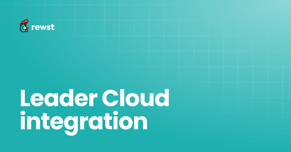 Leader Cloud integration | Rewst Documentation