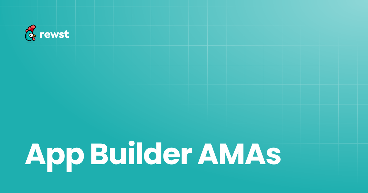 App Builder AMAs | Rewst Documentation